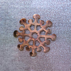 Mushroom Snowflake Magnet