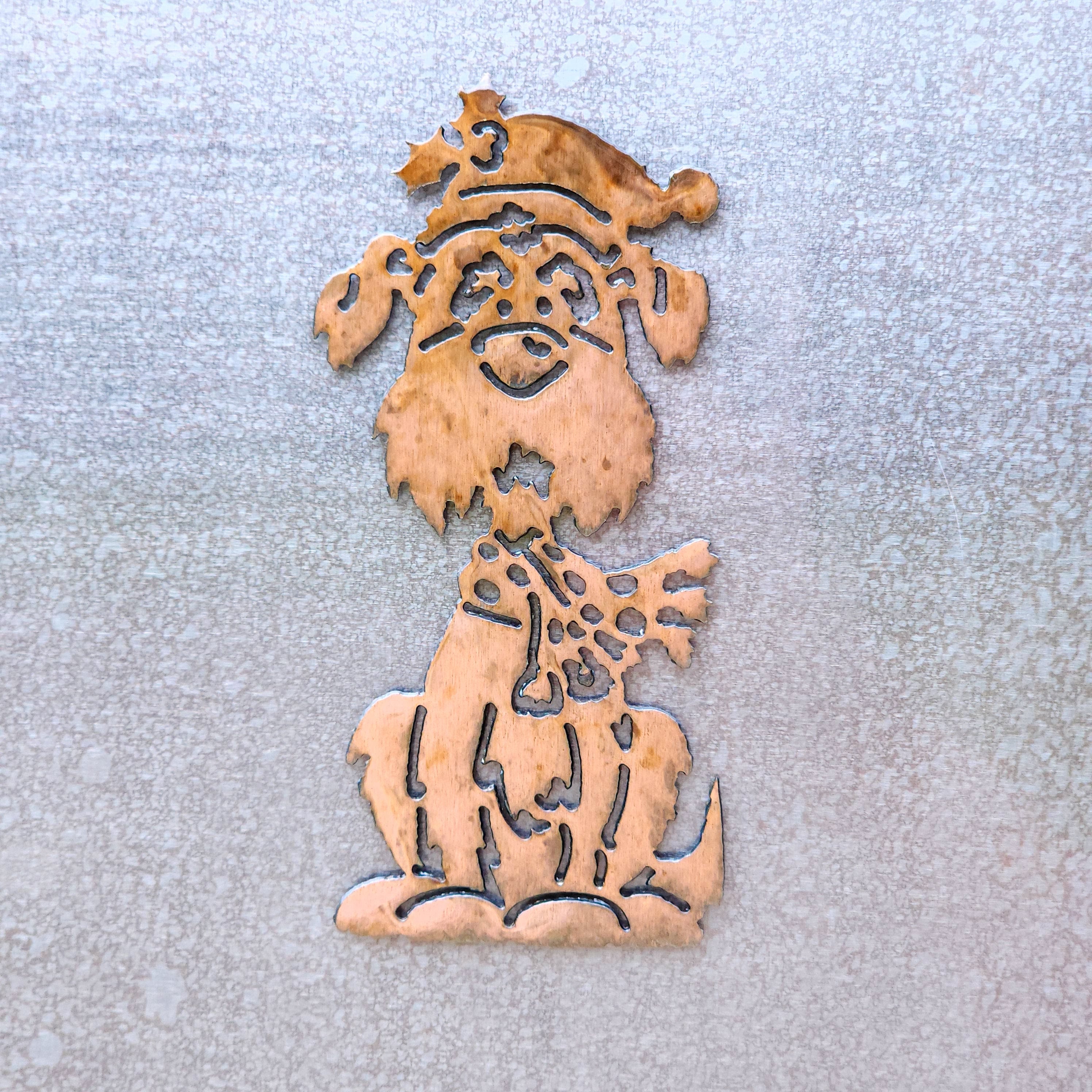 Xmas Dog Magnet
