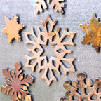 Mushroom Snowflake Magnet