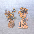 Xmas Animal Magnet Set