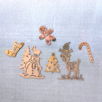 Xmas Character & Holiday Magnet Set