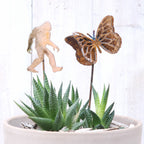 Small Yeti & Monarch Butterfly Stake Set