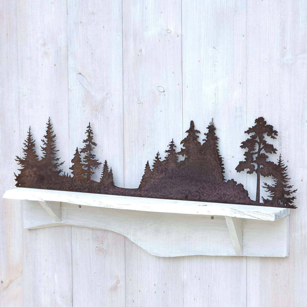 35" x 9" Tree Scene