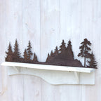 35" x 9" Tree Scene