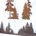 Oak, Evergreen, & Tree Scene Set
