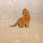 Cat Looking Behind Magnet