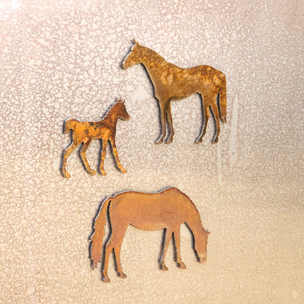 Horse Family Magnet Set