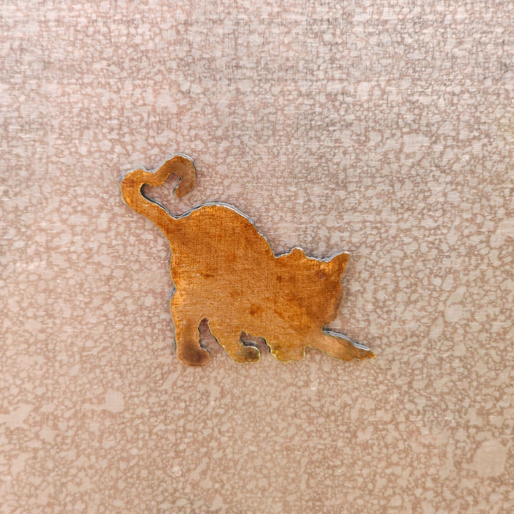 Heart Tail Cat Magnet