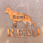 Custom Dog Magnet w/ Name (Cut In)