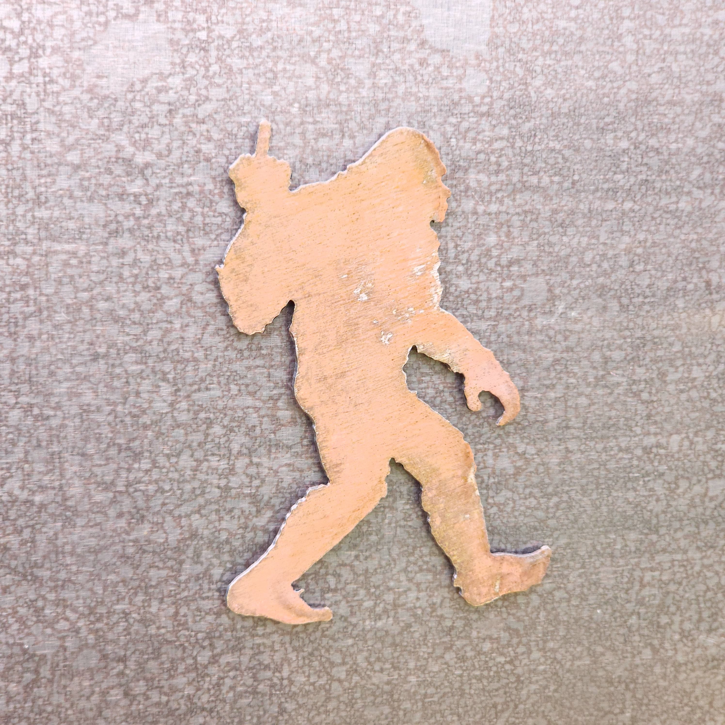 Middle Finger Sasquatch Magnet