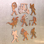 American Flag Sasquatch Magnet