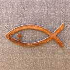 Fish w/ Small Cross Magnet