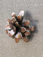 3D Oval Flower Magnet