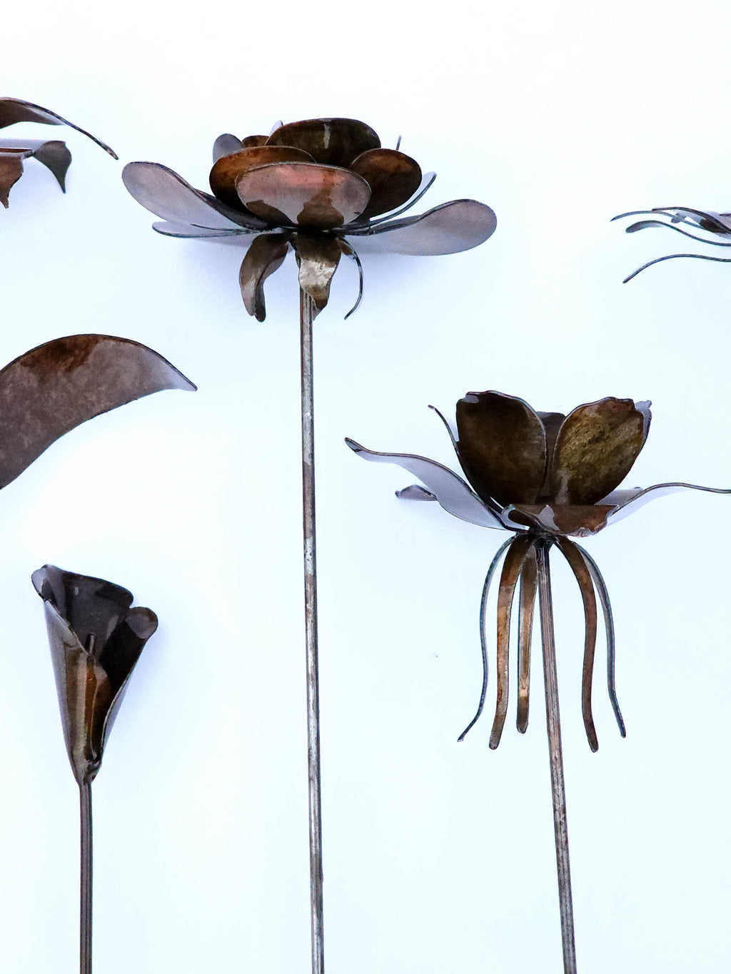 3D Rose Flower Stake
