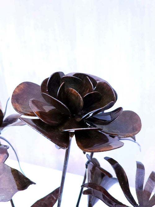 3D Rose Flower Stake