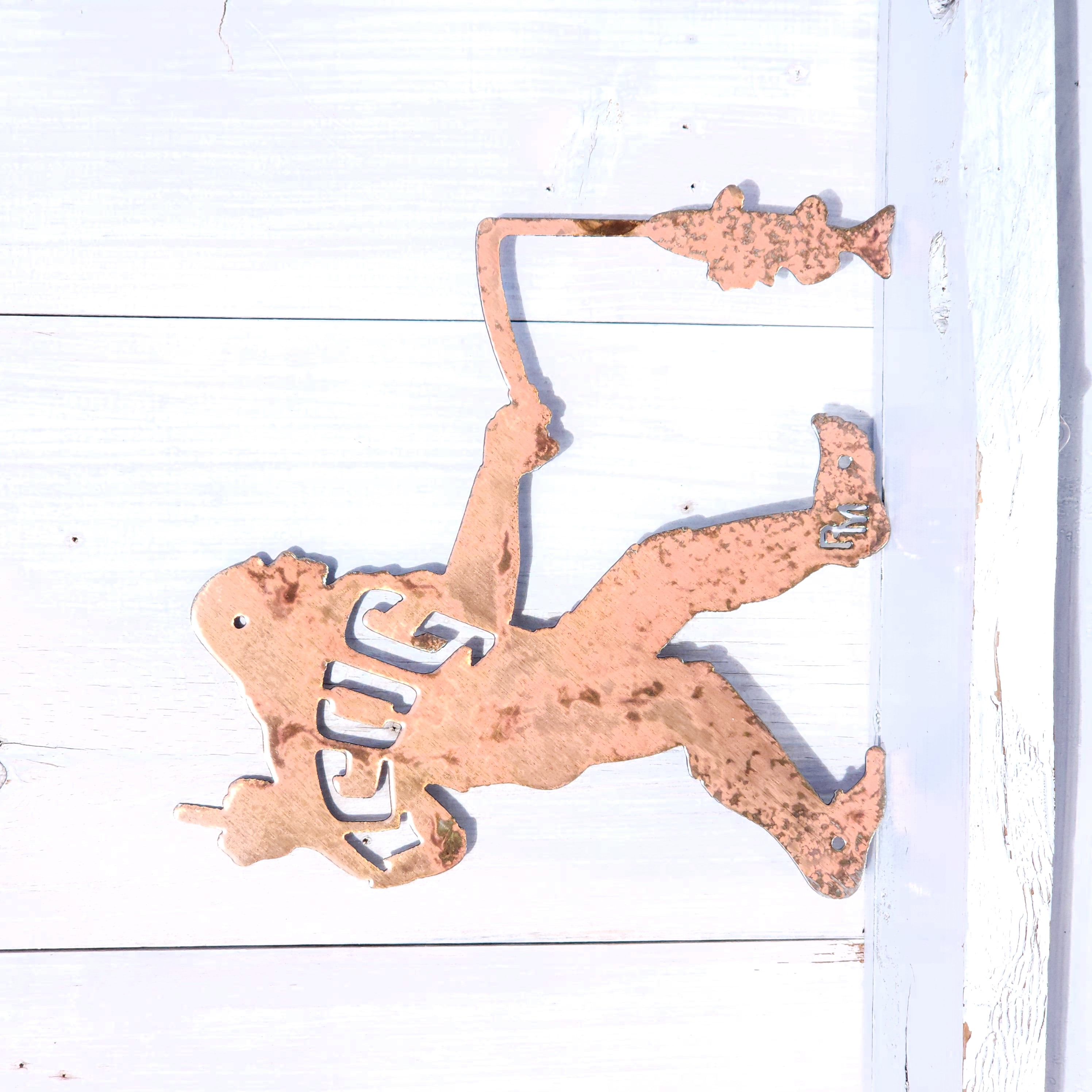 ICOG Middle Finger Fishing Yeti Wall Art