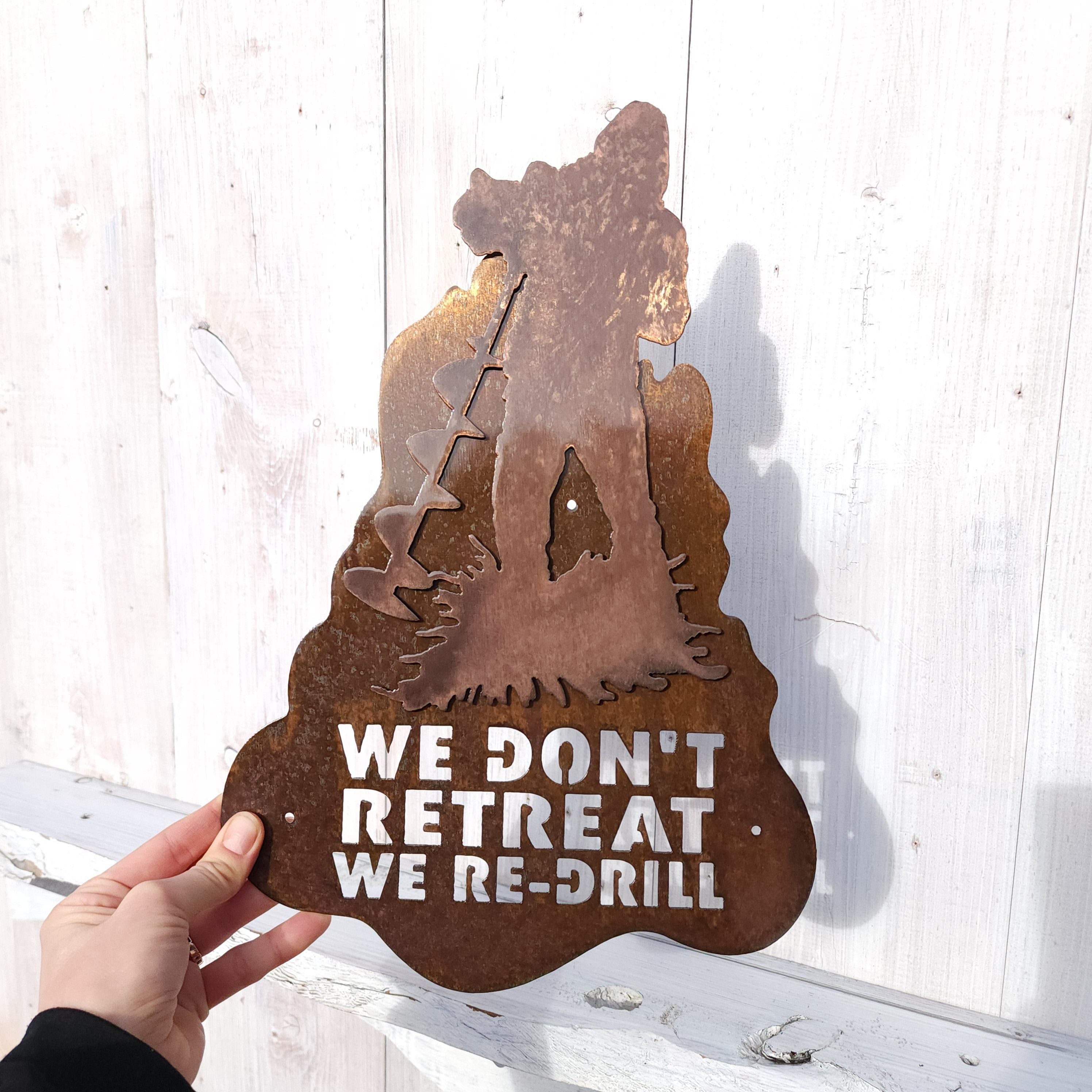We Don't Retreat We Re-Drill