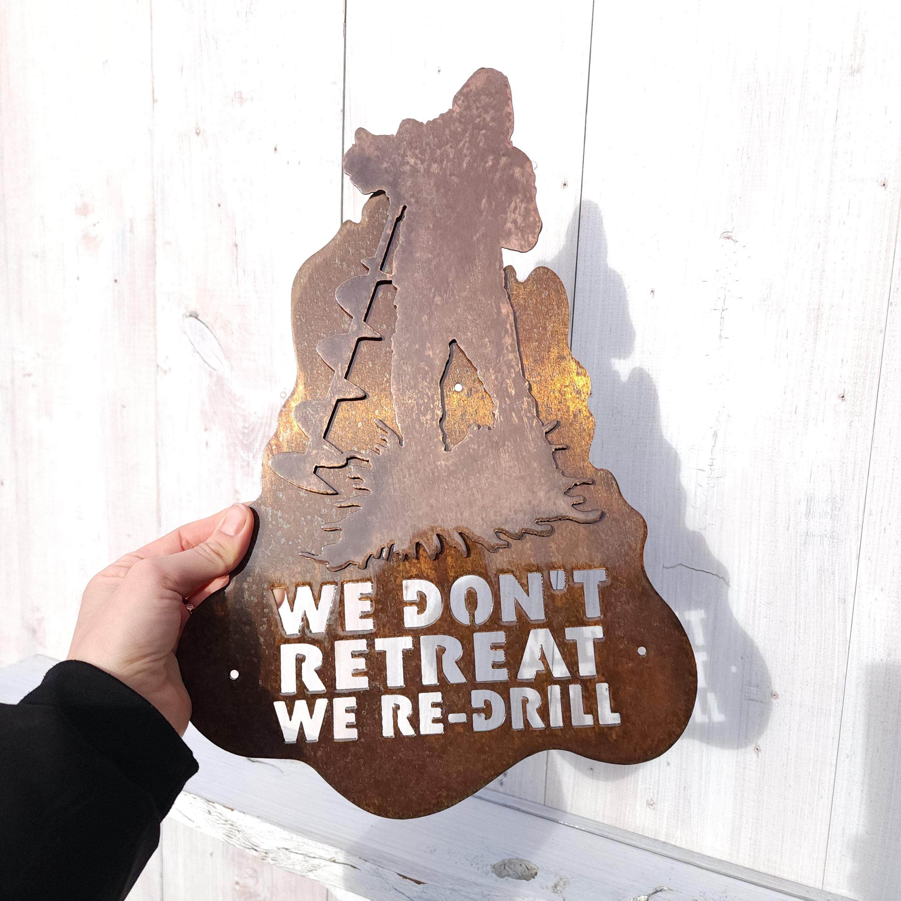 We Don't Retreat We Re-Drill