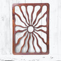 Cocoa Beach Negative Space Copper Gallery Wall Art