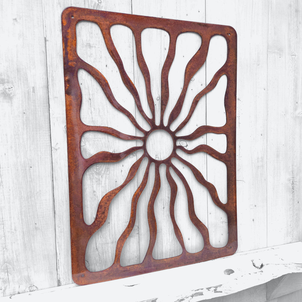 Cocoa Beach Negative Space Copper Gallery Wall Art