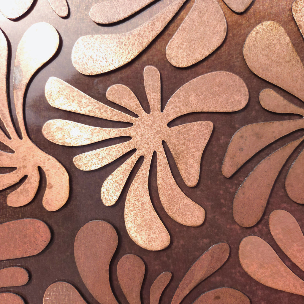 The Matchmaker Layered Copper Gallery Wall Art