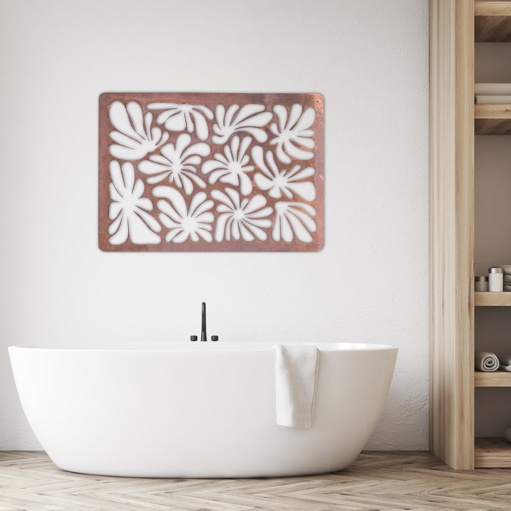 The Matchmaker Negative Space Copper Gallery Wall Art