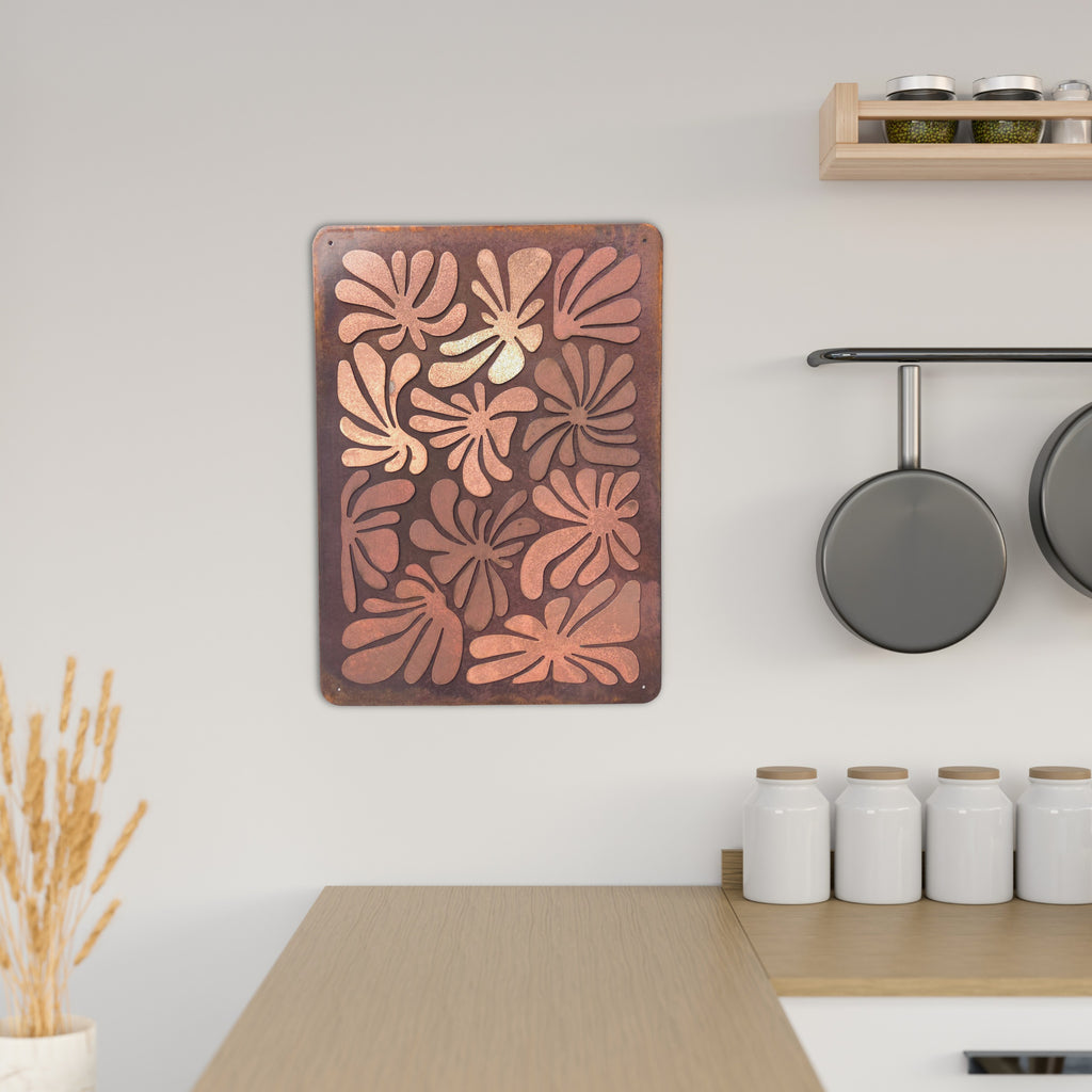 The Matchmaker Layered Copper Gallery Wall Art