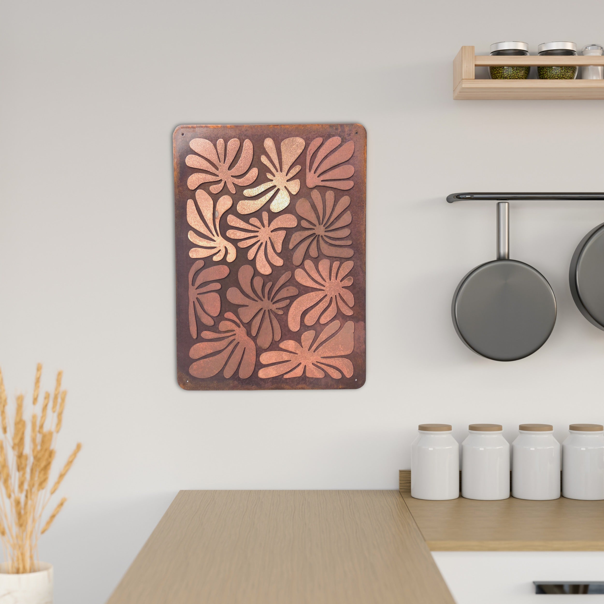 The Matchmaker Layered Copper Gallery Wall Art