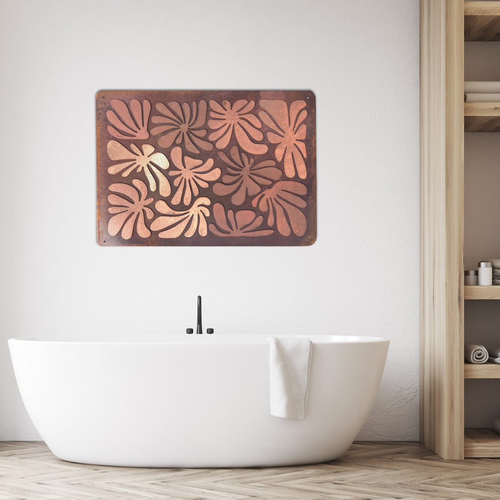 The Matchmaker Layered Copper Gallery Wall Art