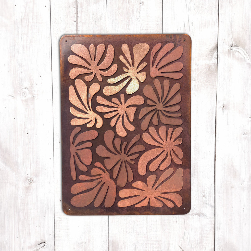 The Matchmaker Layered Copper Gallery Wall Art