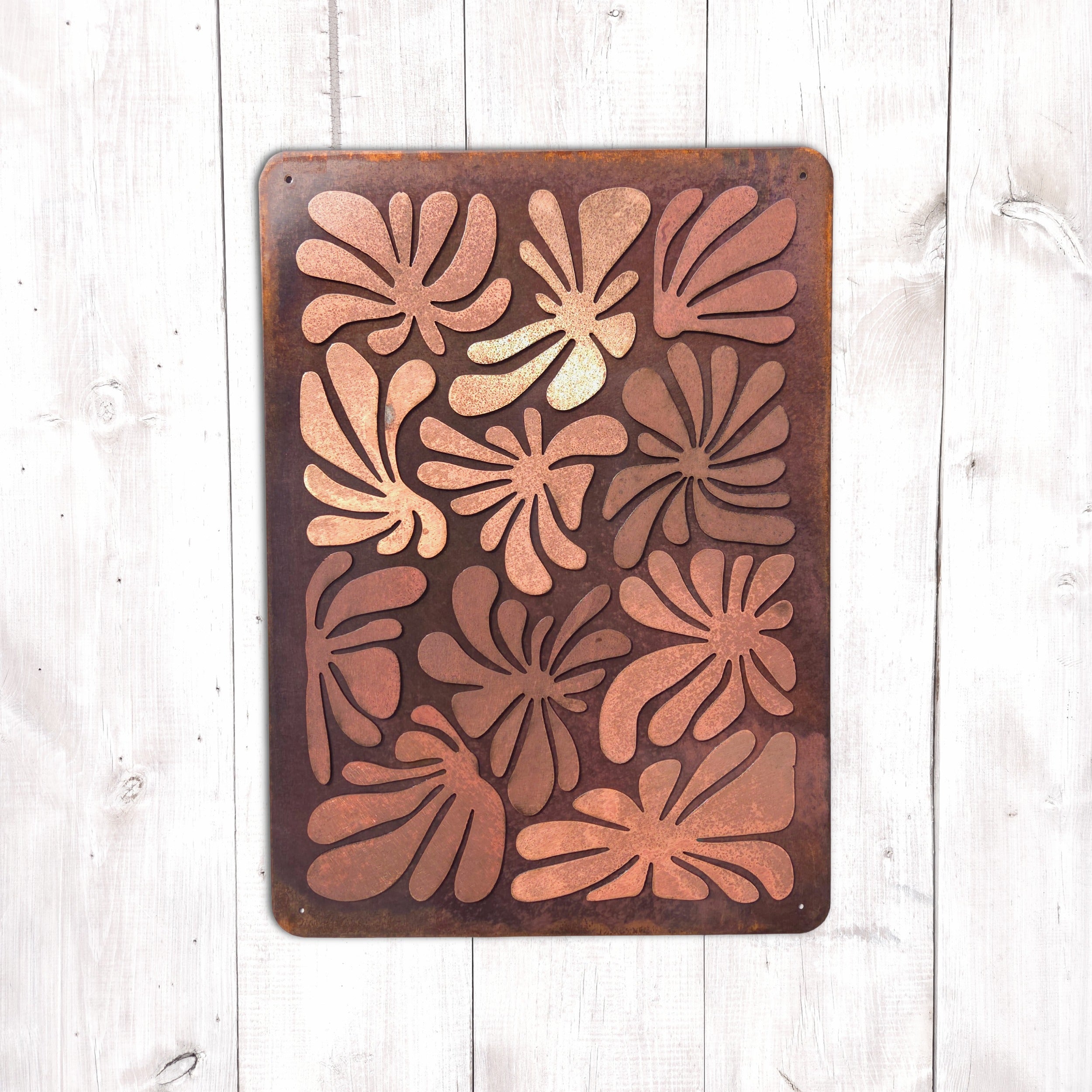 The Matchmaker Layered Copper Gallery Wall Art